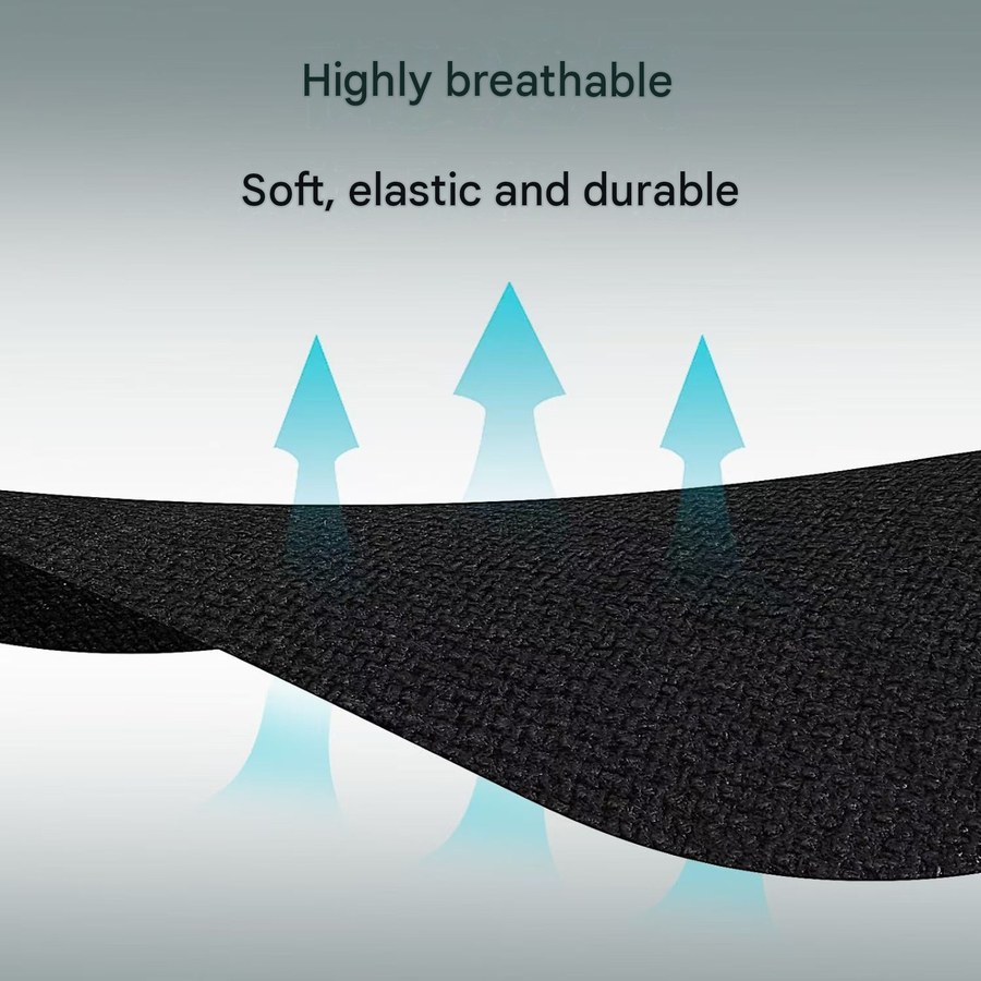 Close-up of the Mouth Tape fabric showing it is highly breathable, soft, elastic and durable